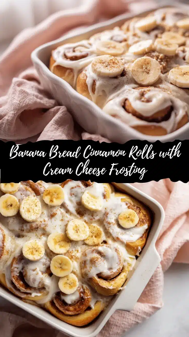 banana bread cinnamon rolls recipe