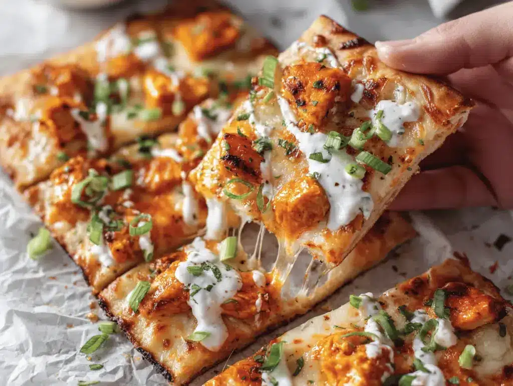 Buffalo Chicken Flatbread - featured image