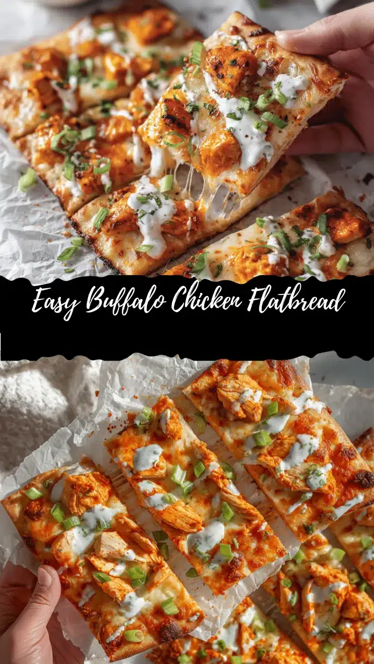 Buffalo Chicken Flatbread recipe