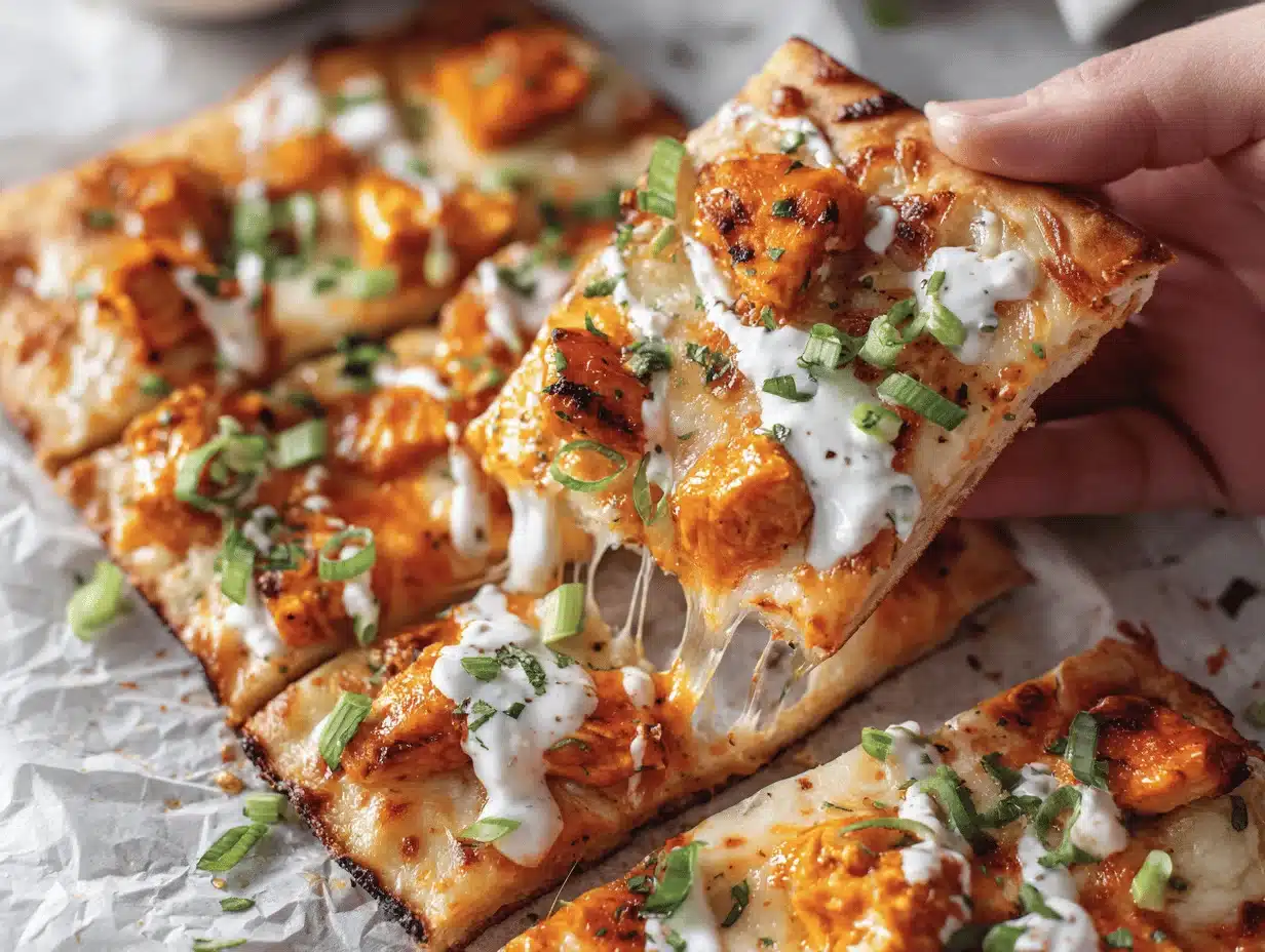 Buffalo Chicken Flatbread - featured image