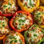 easy stuffed bell peppers - featured image