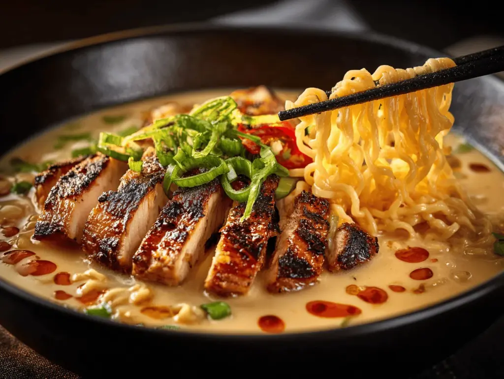 fiery chicken ramen - featured image
