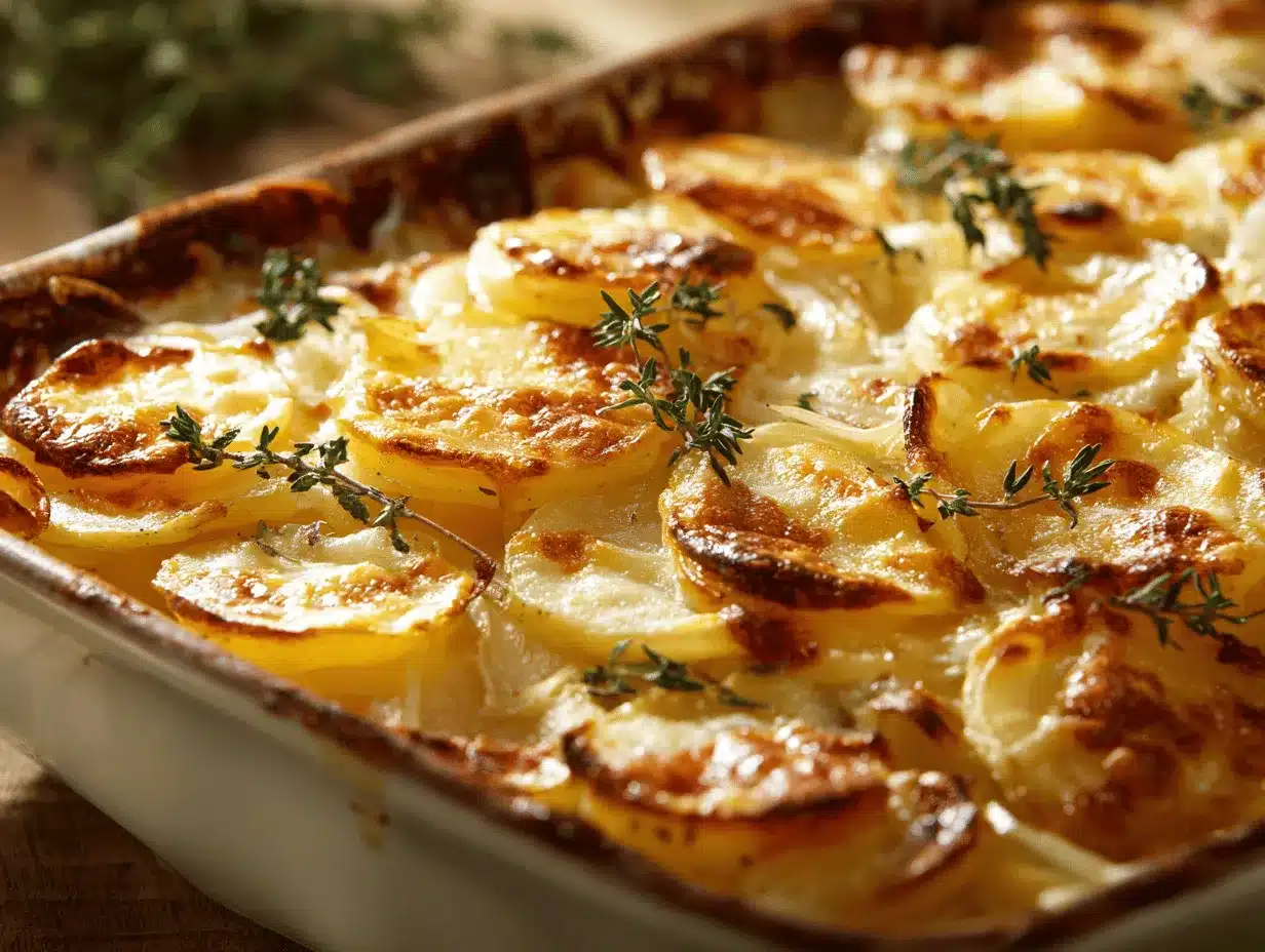 French Onion Potato Bake preparation steps