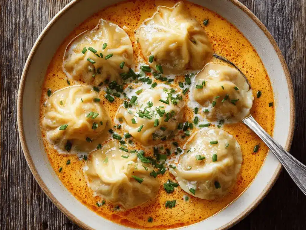 Thai coconut curry dumpling soup - featured image
