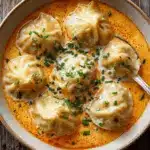 Thai coconut curry dumpling soup - featured image