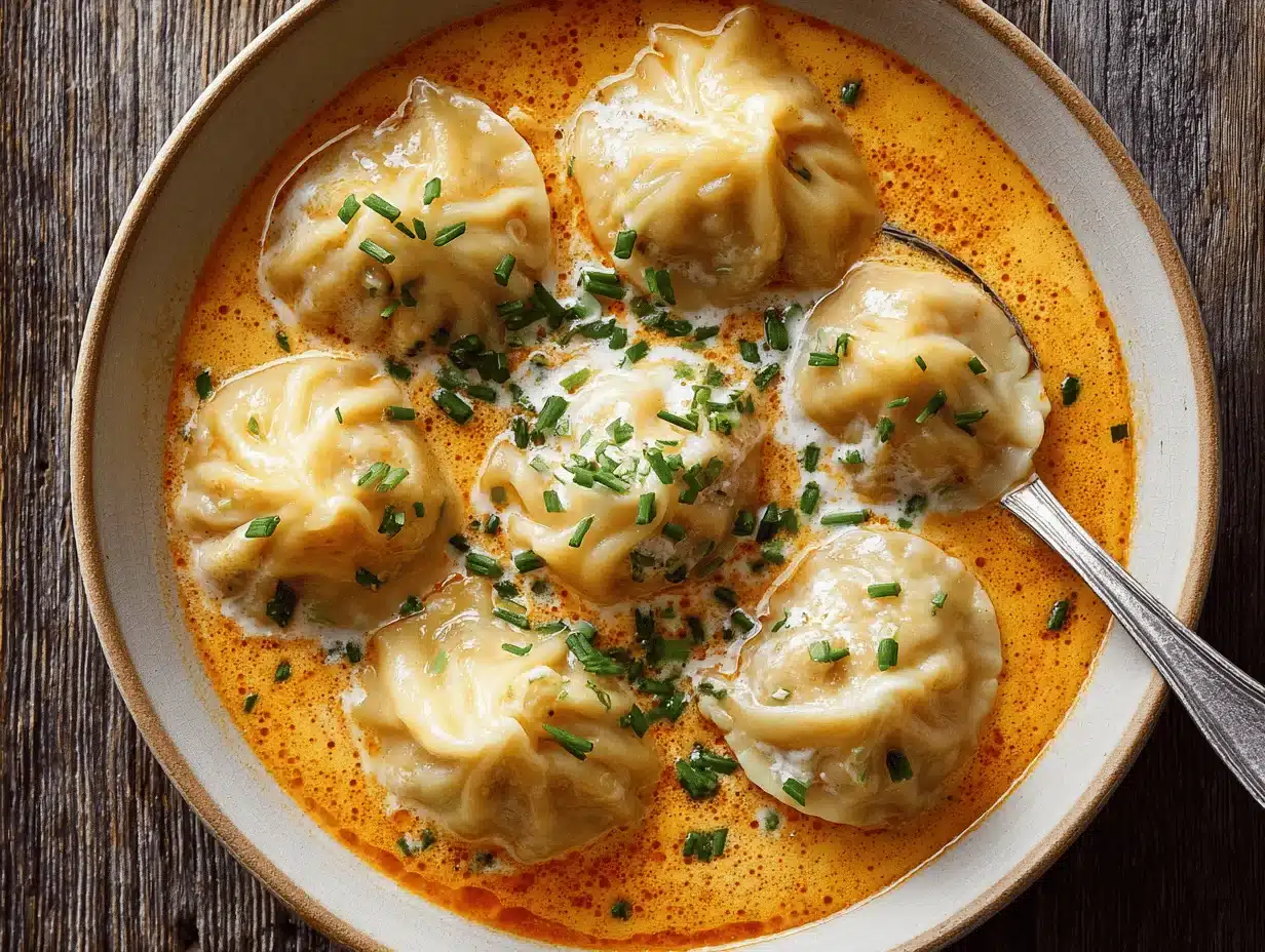 Thai coconut curry dumpling soup - featured image